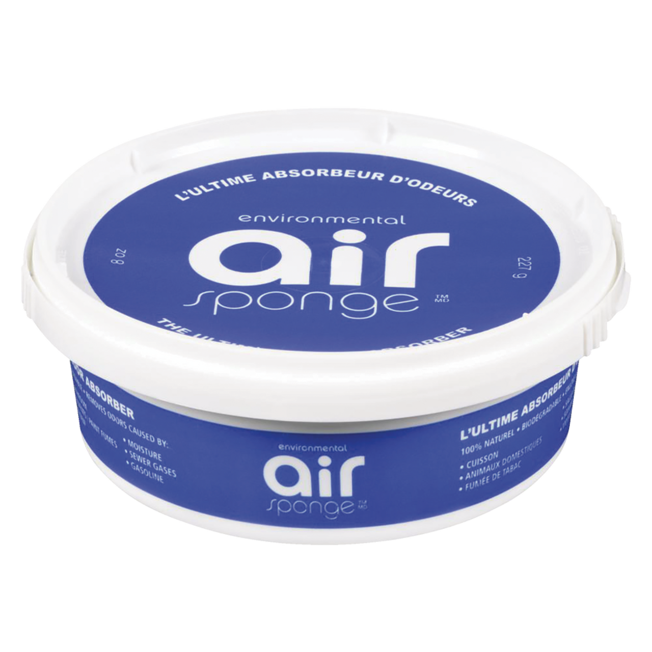 Absorbeur d'odeurs environnementales Air Sponge, 227 g
