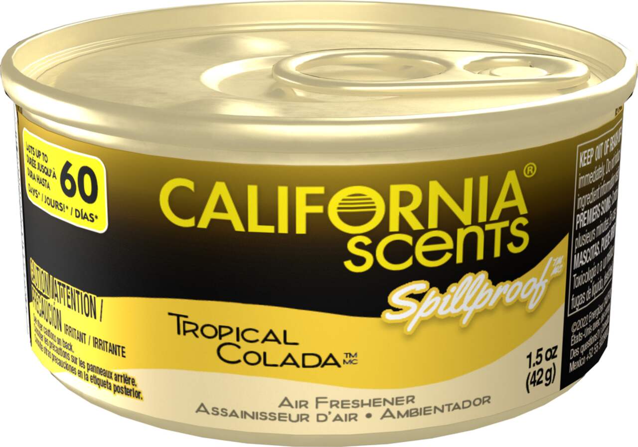 California Scents Car Home Organic Spill Proof Air Freshener Tin