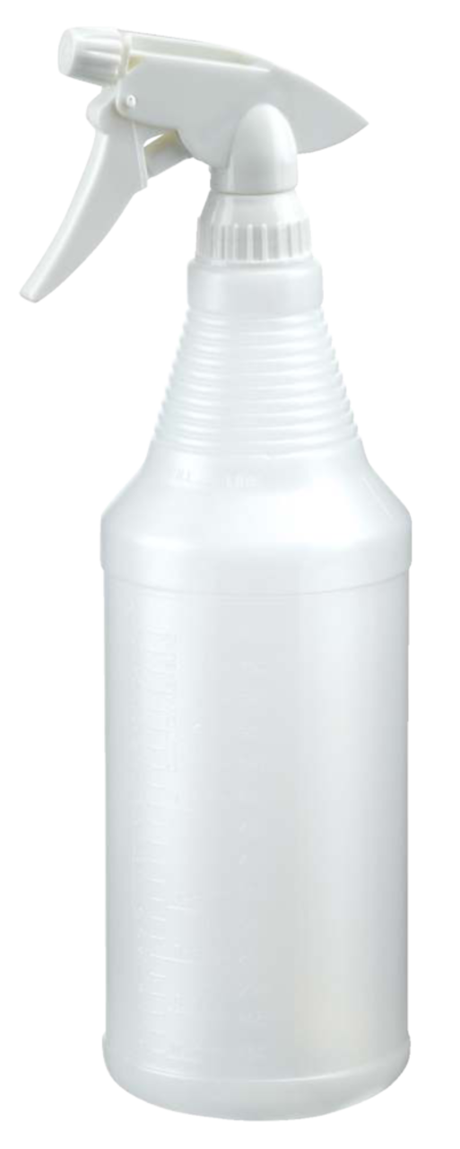 Spray Bottle - (Large - 32 Oz) - All-Purpose, Empty / Reuseable, Heavy  Duty, Clear PET Plastic, Trigger Sprayer, Industrial Size, Chemical  Resistant