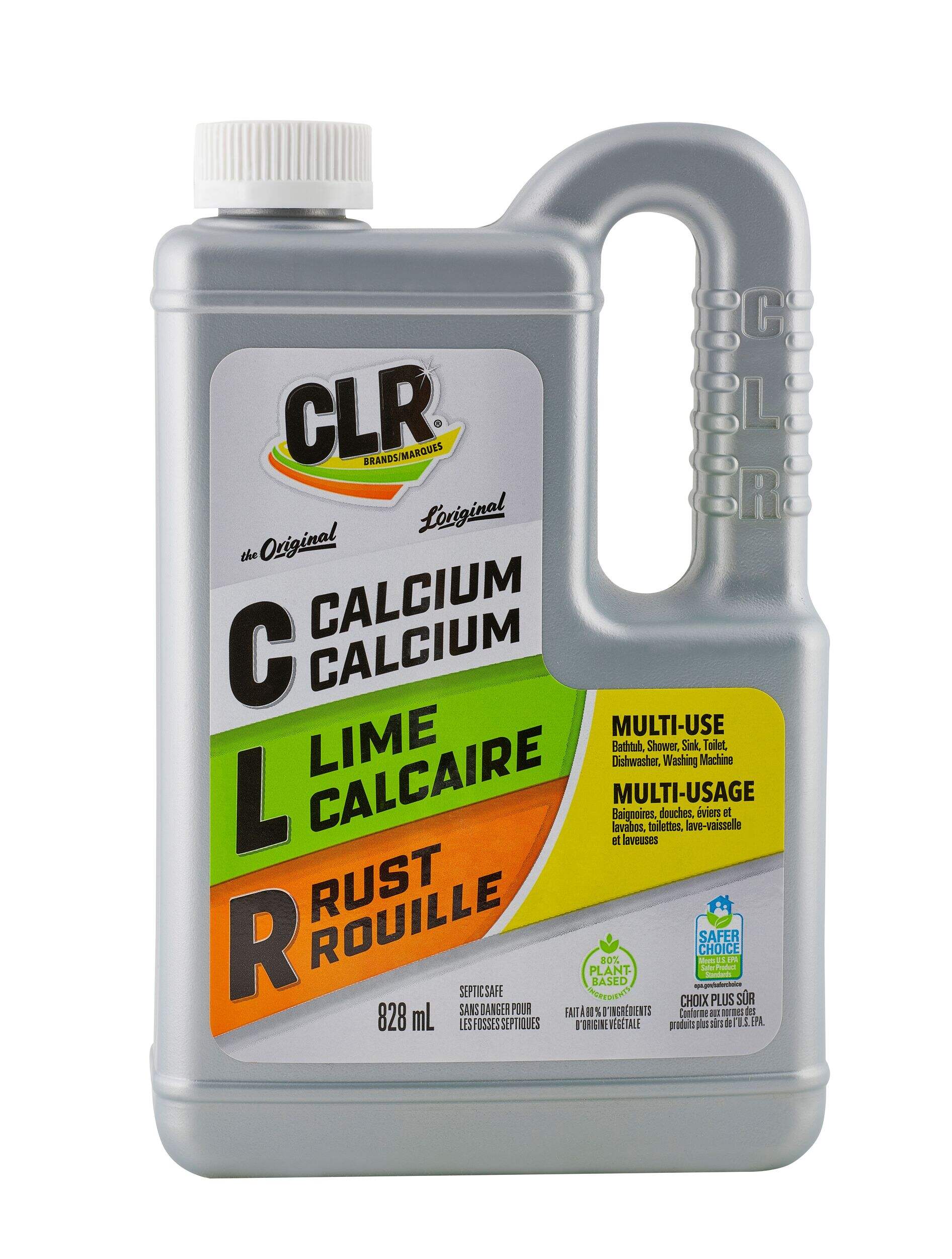 CLR Calcium, Lime and Rust Remover Cleaner, Septic Safe, 828-mL Front_Flat
