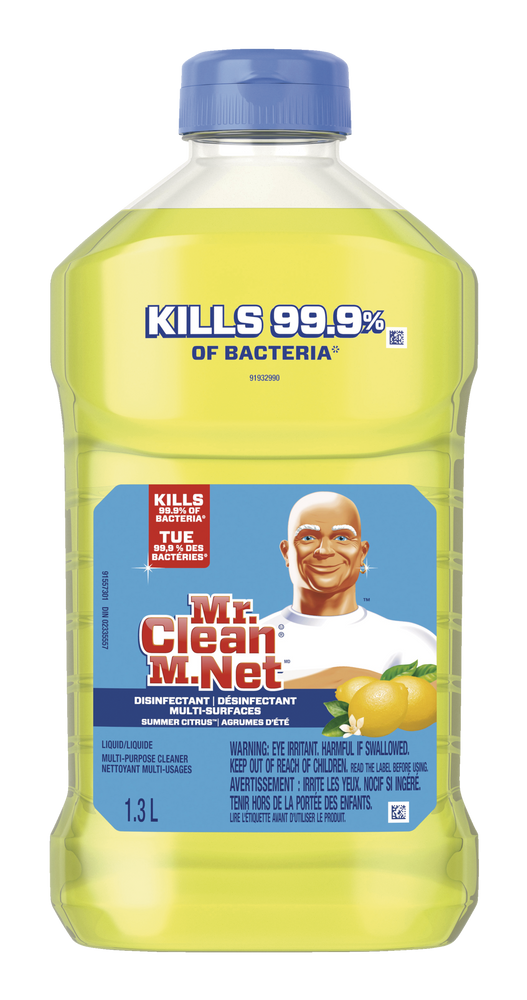 Mr. Clean Antibacterial MultiSurface Cleaner, Citrus, 1.3L Canadian