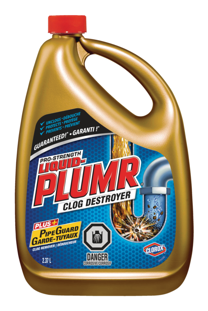 Déboucheur Liquid-Plumr Pro Strength avec protège-tuyau, choix de formats