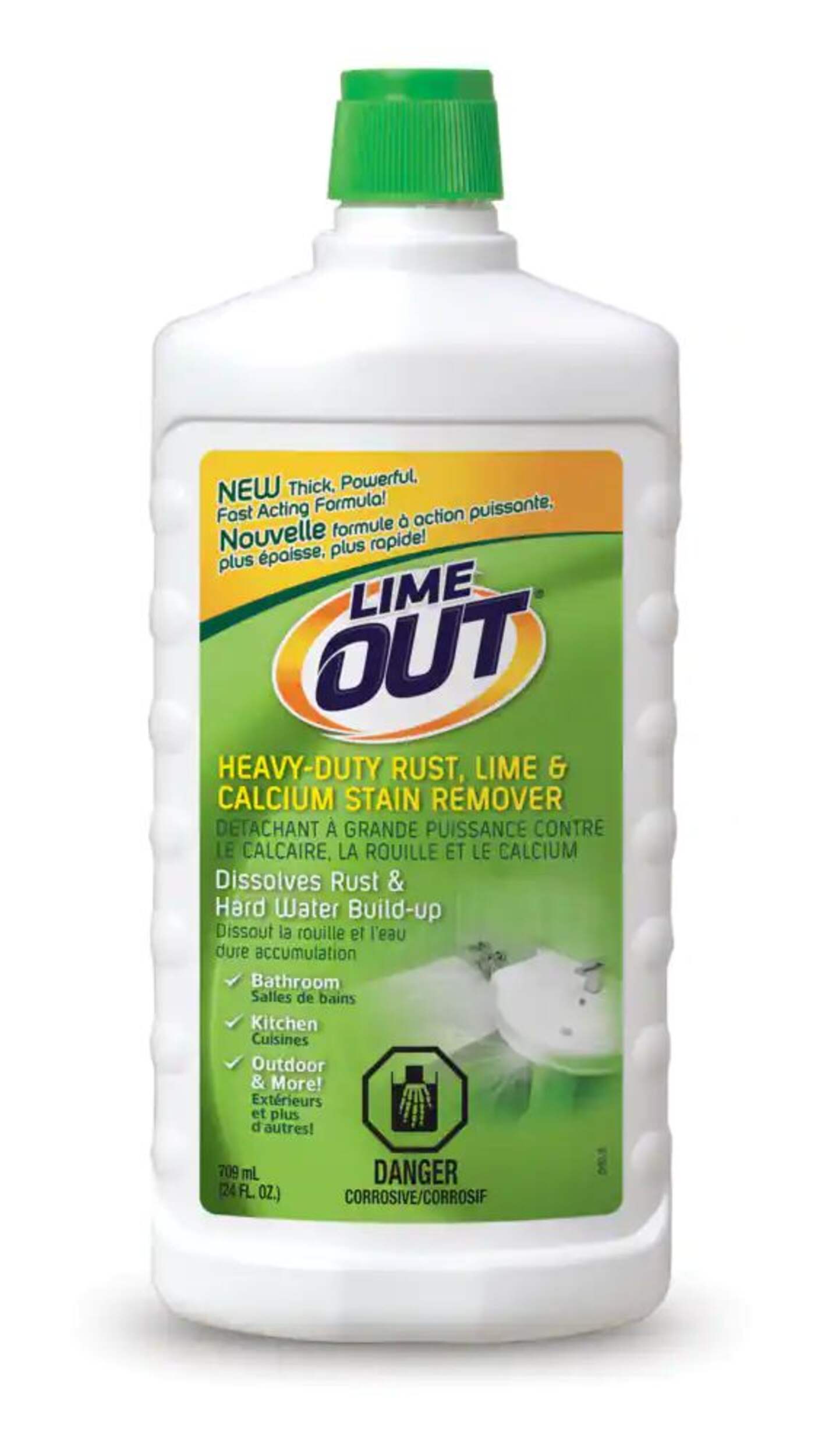 Lime Out Heavy-Duty Rust, Lime & Calcium Stain Remover, 709-mL Front_Flat