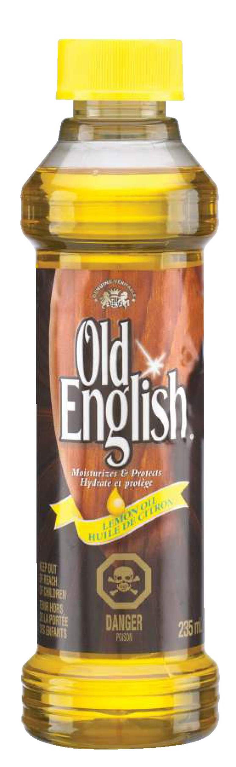 Old English Lemon Oil Furniture Moistuizer and Wood Polish, 235-mL Front_Flat