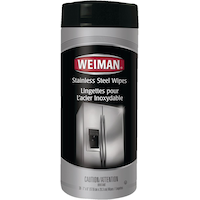 Weiman Stainless Steel Cleaning and Protectant Wipes, 30 Wipes Front_Flat