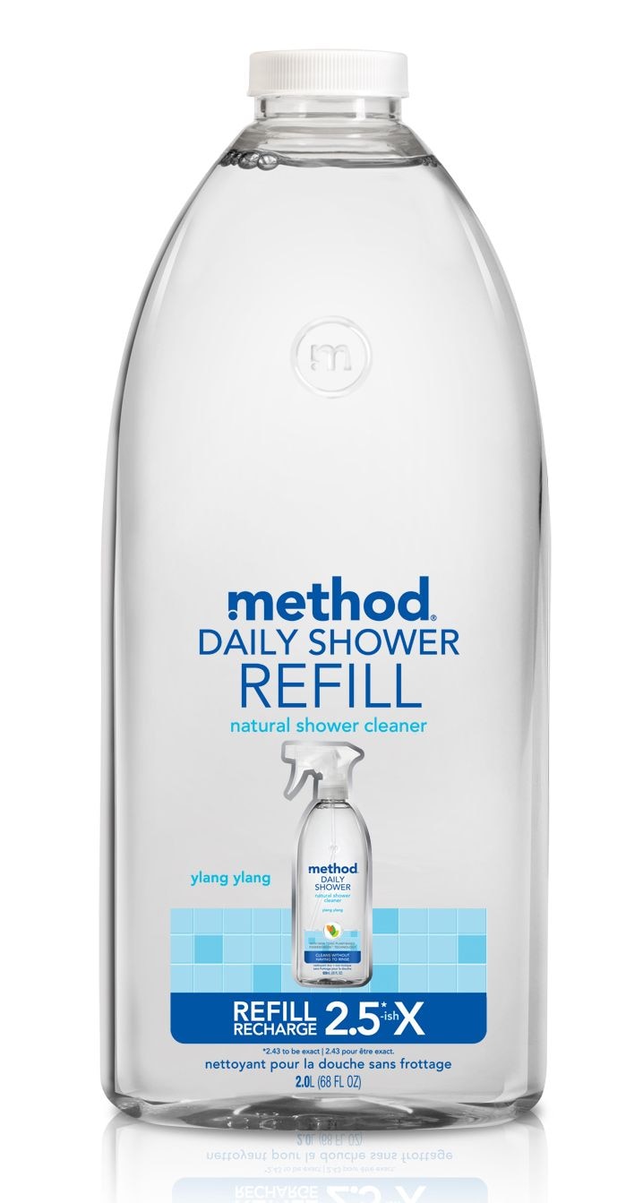 method Naturally Derived Daily Shower Cleaner Spray Refill, Eucalyptus