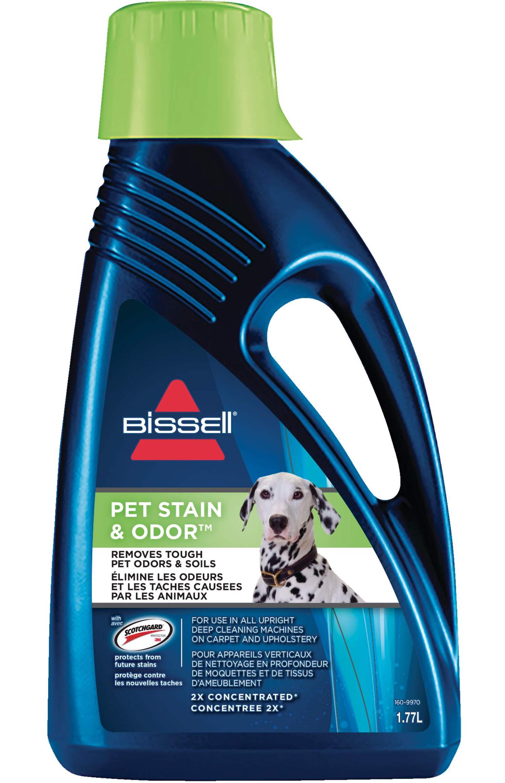 Bissell Pet Stain & Odour Remover for Use with Upright Deep Cleaning Machines, 1.77-L Front_Flat