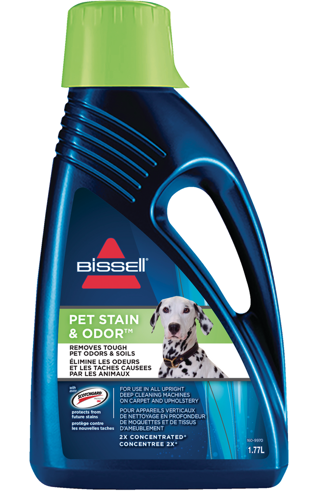 Détachant et éliminateur d'odeurs d'animaux Bissell à utiliser avec les