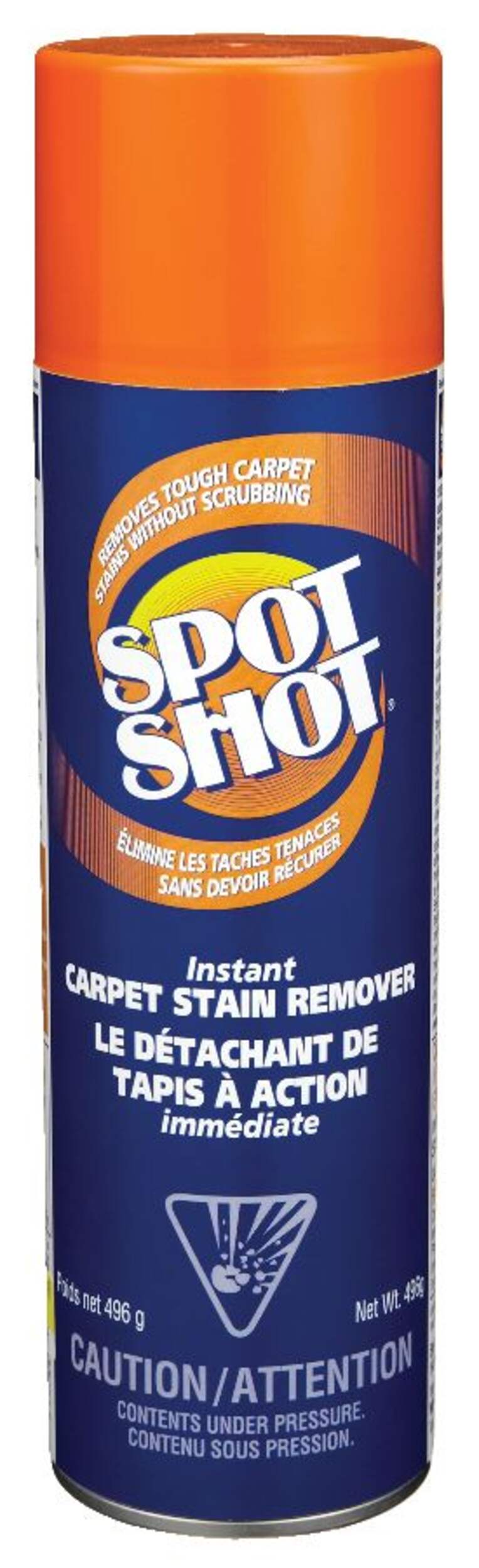 Spot Shot Instant Carpet Stain Remover Aerosol Spray, 496-g Front_Elevated