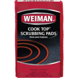 Tampons à récurer antiégratignures pour surfaces de cuisson en céramique et en verre Weiman, paq. 3 Front_Elevated