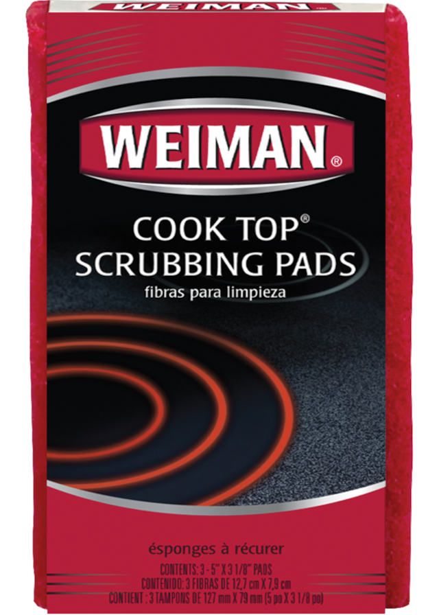 Weiman No Scratch Cooktop Scrubbing Pads for Ceramic and Glass Ranges