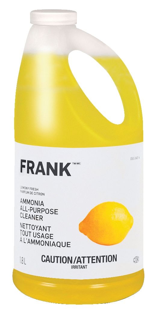 FRANK Ammonia AllPurpose Cleaner, Lemon Scent, 1.8L Canadian Tire