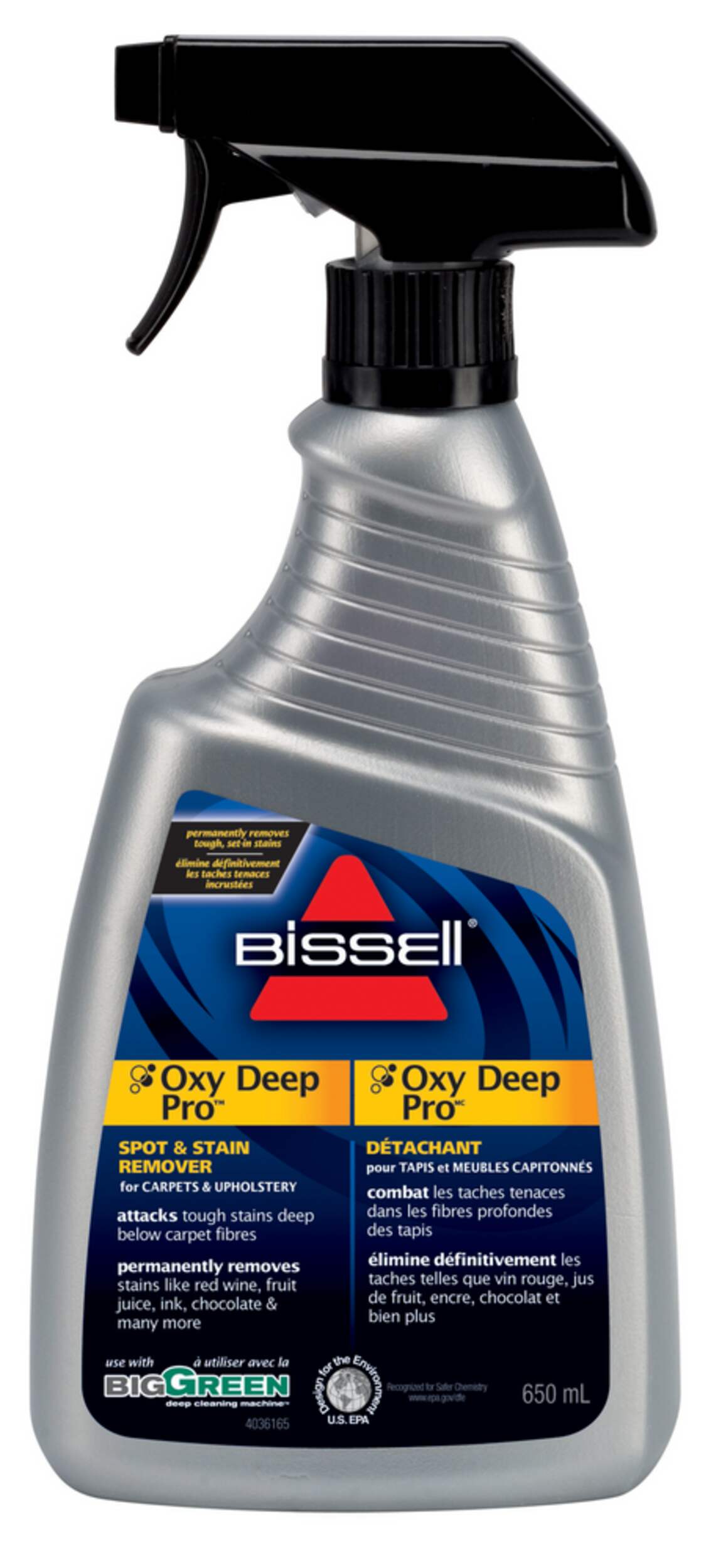 Bissell Oxy Deep Pro Spot & Stain Remover Spray for Carpets