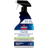 Bissell Deep Clean + Sanitize Spray for Carpet and Upholstery, 650-ml