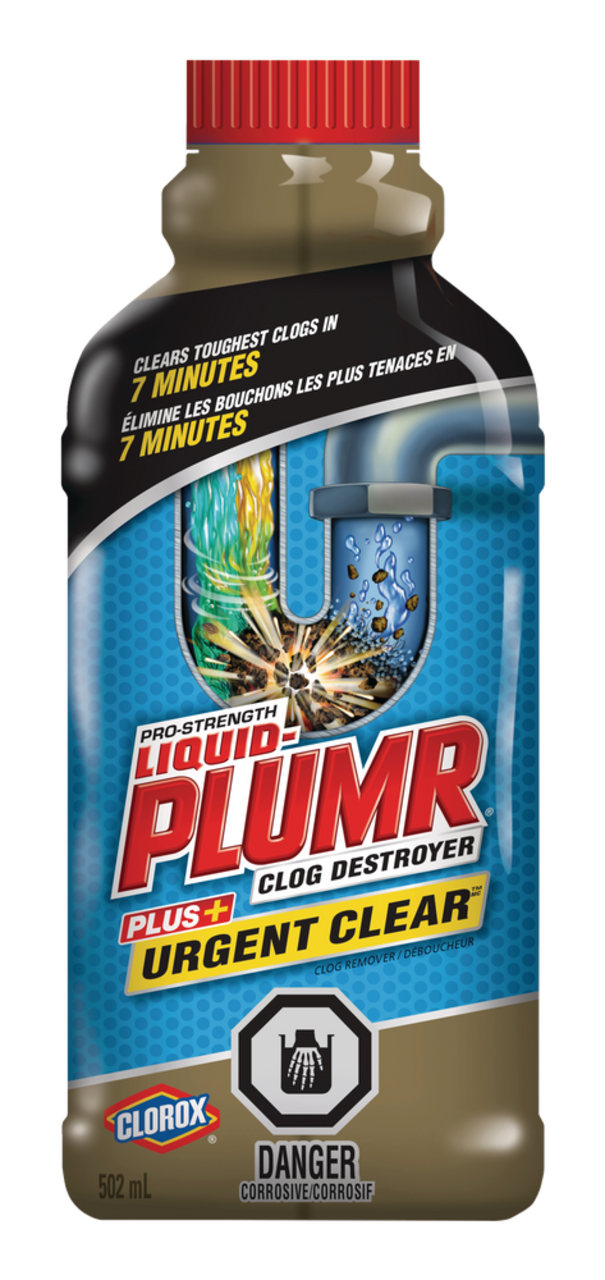 Liquid plumr clog destroyer plus urgent clear on sale