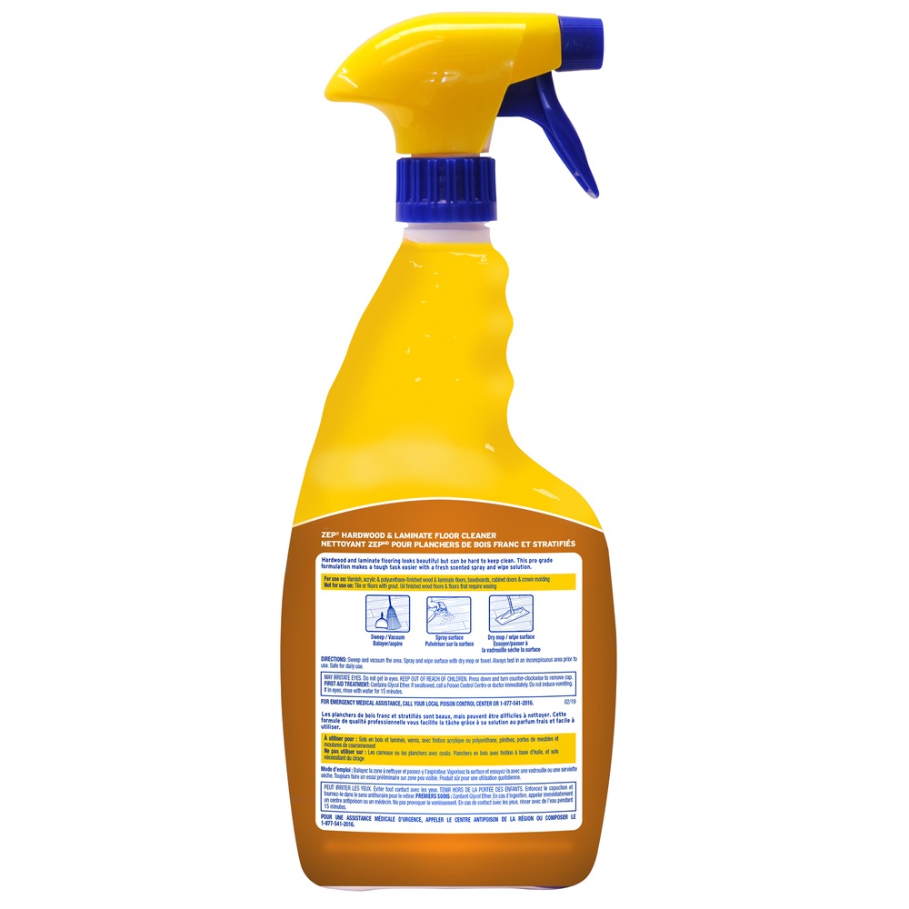Zep Hardwood and Laminate Floor Cleaner Spray, 946mL Canadian Tire