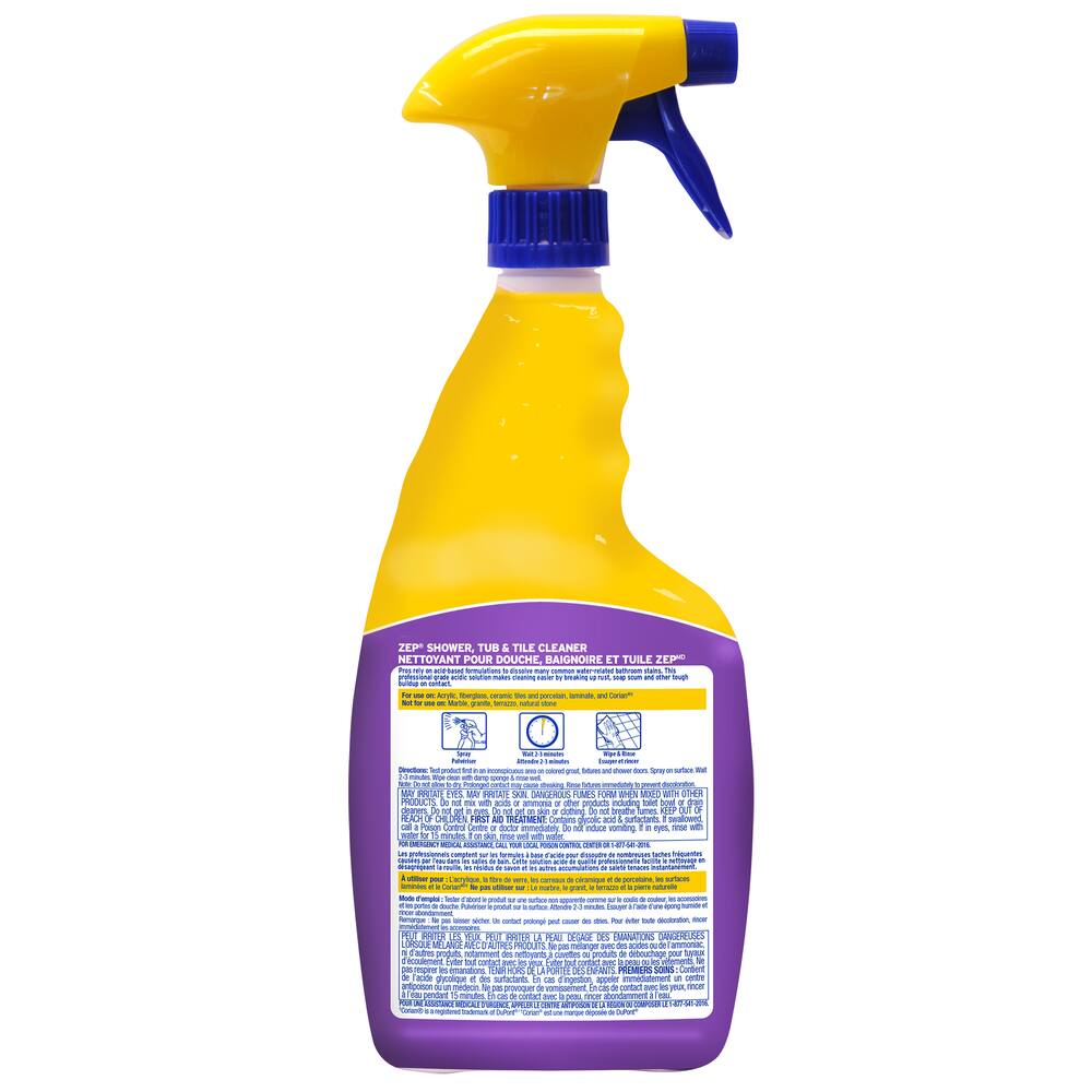 Zep Shower, Tub & Tile Bathroom Cleaner Spray, 946mL Canadian Tire