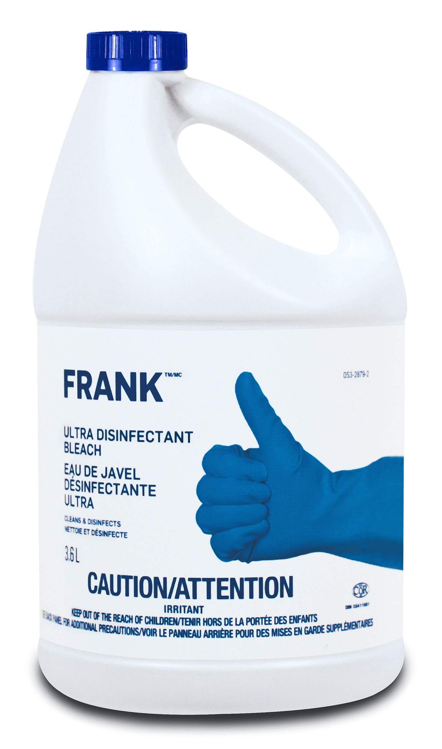 Eau de javel désinfectant Frank, 3,6 L Front_Flat