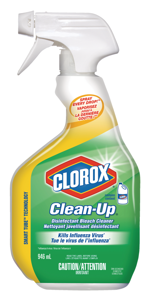 Clorox Clean Up Disinfectant Bleach Cleaner Spray 946 Ml Canadian Tire 1597