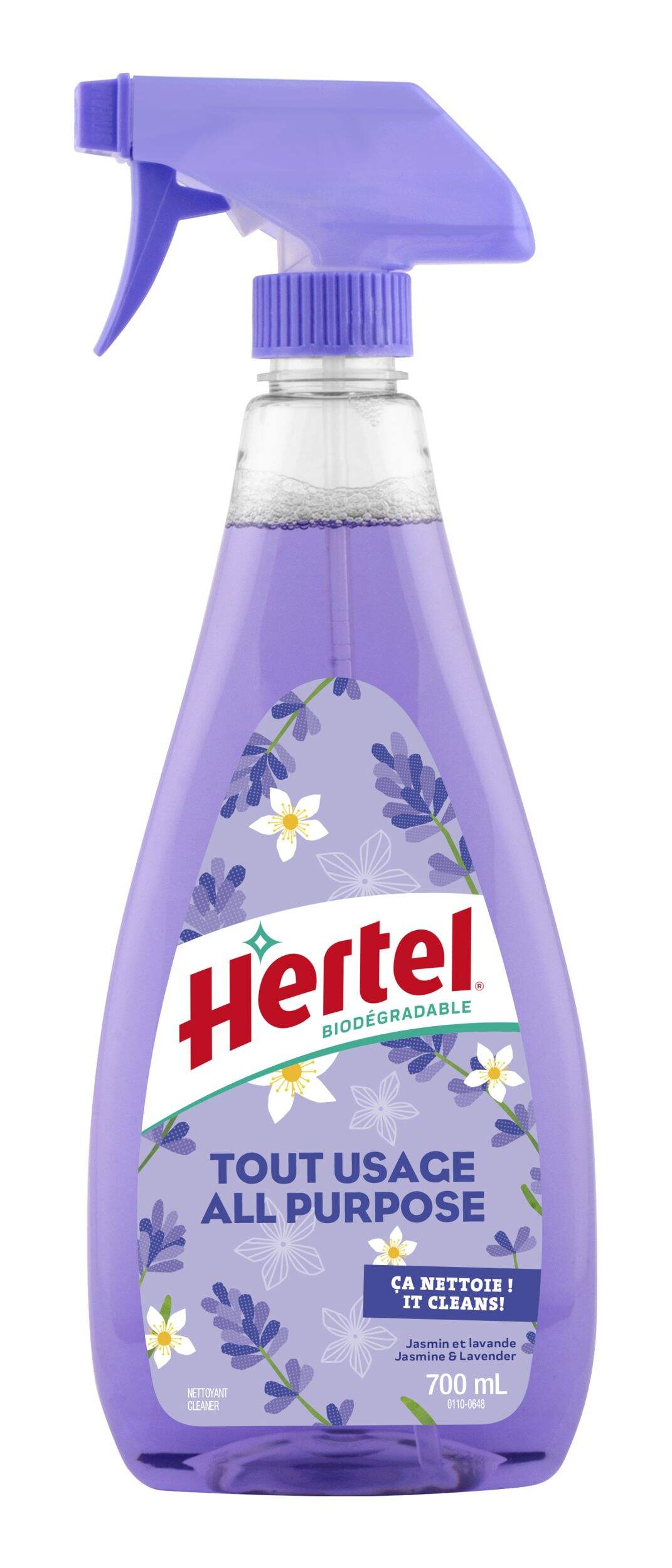 Hertel AllPurpose Disinfectant Cleaner Spray , 700mL, Assorted Scents