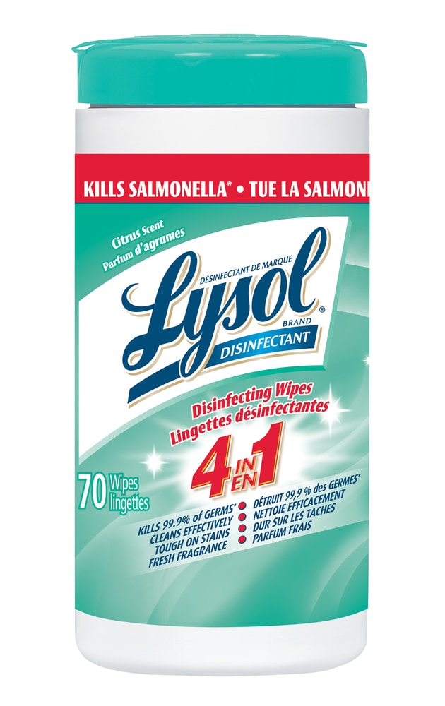 Lysol Citrus Scent Disinfecting Wipes, 70CT Canadian Tire