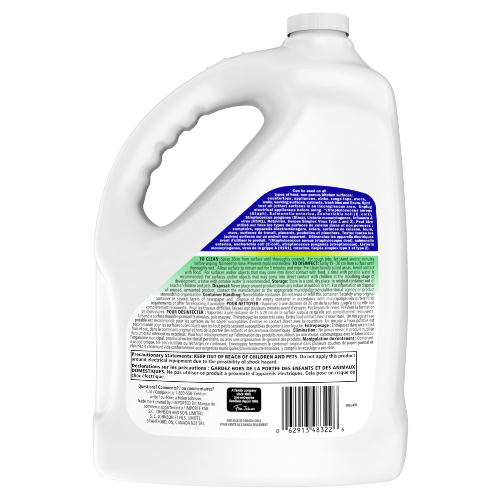 Fantastik AllPurpose Disinfectant Cleaner, Industrial Size Refill, 3.8