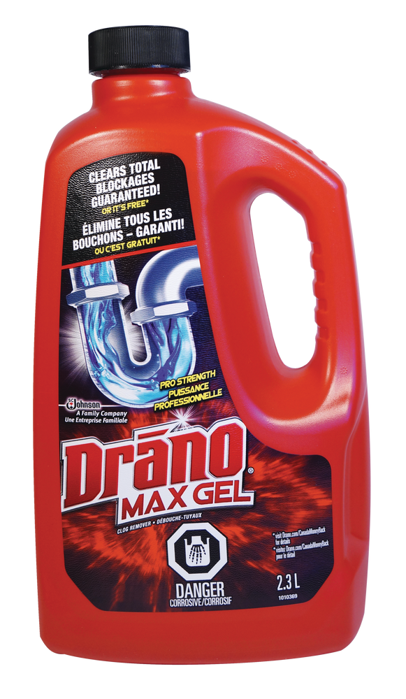 Drano Pro Strength Max Gel Drain Cleaner And Clog Remover 2 3 L Canadian Tire