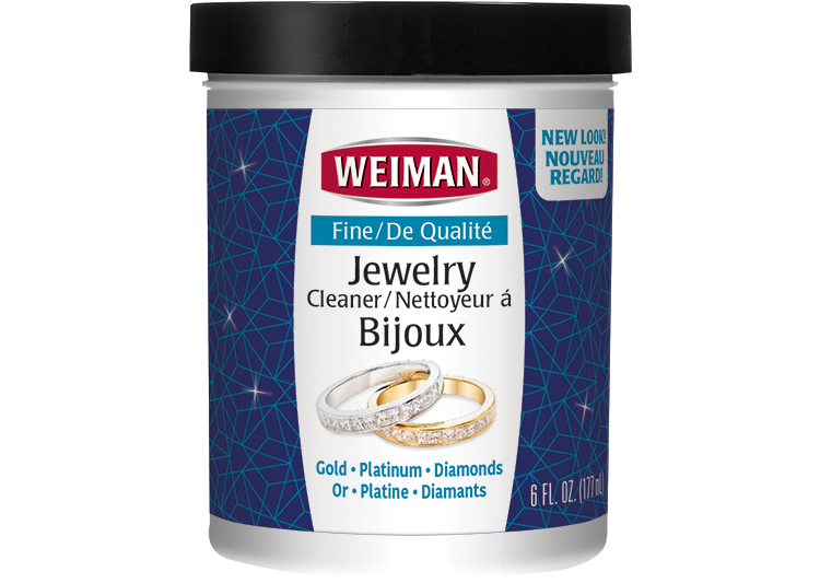 Nettoyant pour bijouterie fine avec pinceau Weiman, pour or, platine et  diamants, 177 mL