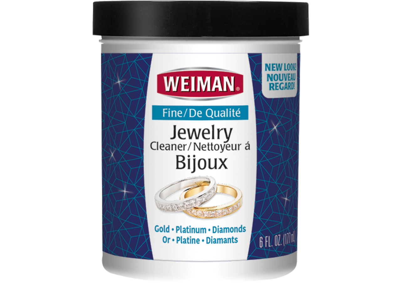 Nettoyant pour bijouterie fine avec pinceau Weiman, pour or, platine et  diamants, 177 mL