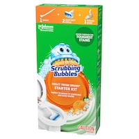 Scrubbing Bubbles Toilet Fresh Brush Starter Kit Front_Angled_Left