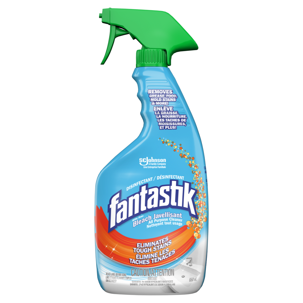 Fantastik AllPurpose Disinfectant Spray with Bleach, 650mL Canadian