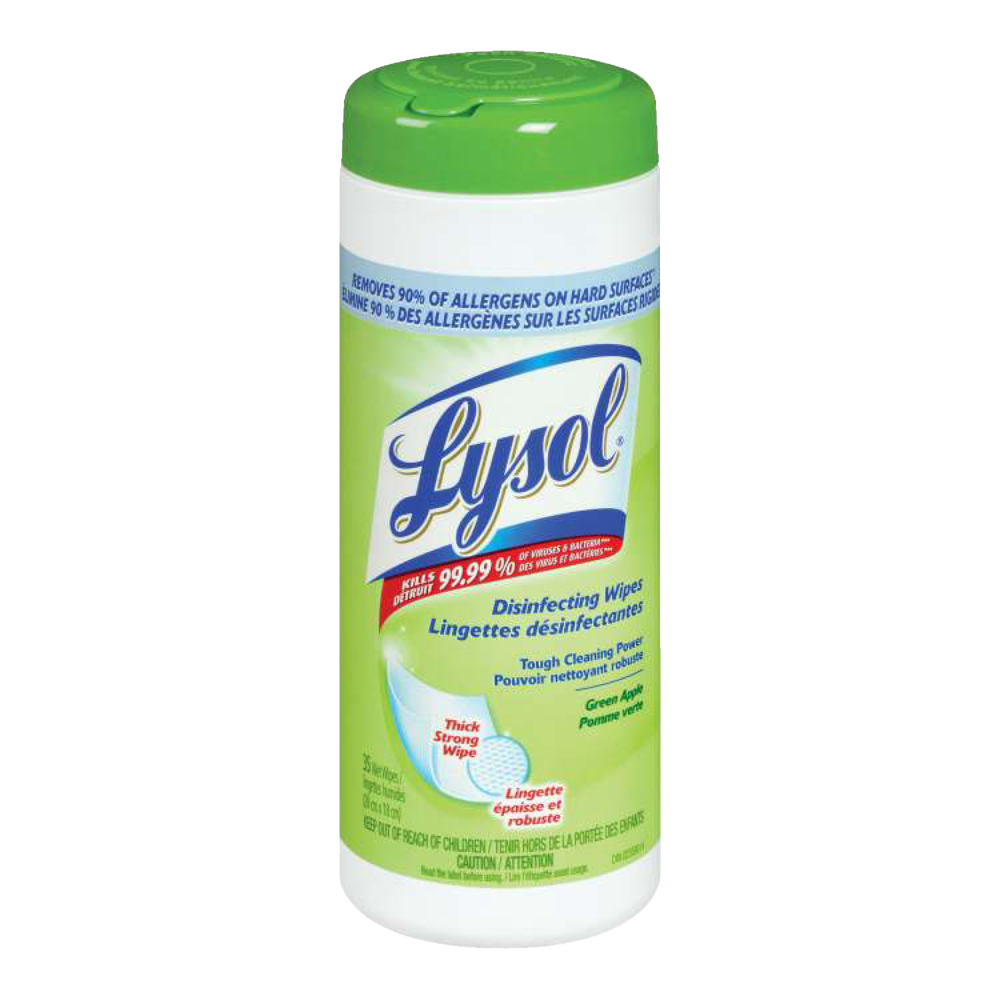 Lysol AllPurpose Disinfectant Wipes, Green Apple, 35ct Canadian Tire
