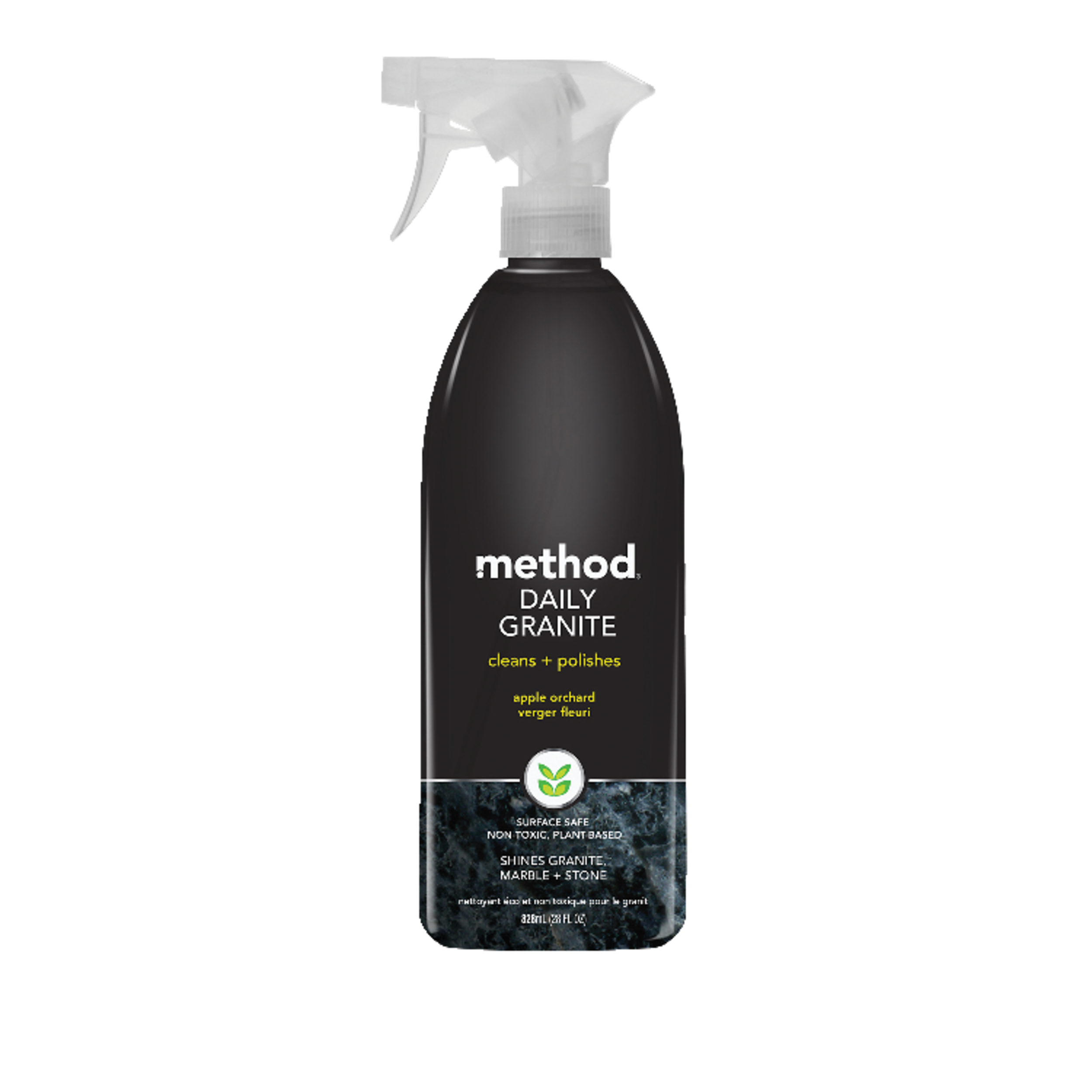method Daily Granite Cleaner Spray, Biodegradeable, Apple Scent, 828-mL Front_Flat