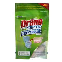 Drano Septic Treatment, 3-pk