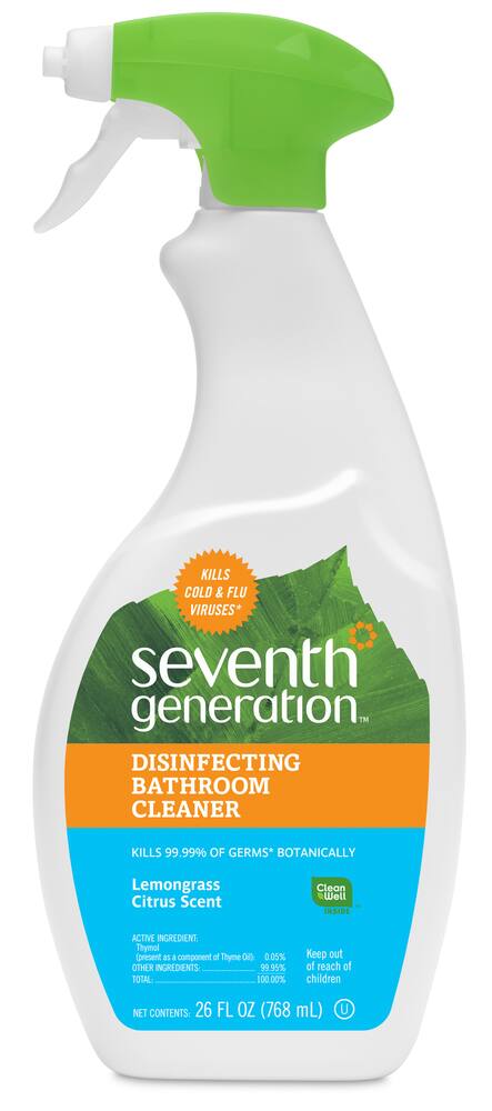 Seventh Generation Disinfecting Bathroom Cleaner, 868-ml 