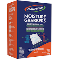 Concrobium Moisture Grabbers Humidty Absorbing Pouch, 3-pk, 783-g Front_Angled_Right
