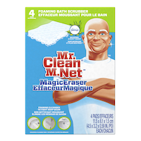 Mr. Clean® Magic Eraser® Bath Scrubber with Febreeze™, 4-pk
