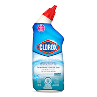 Clorox Disinfecting Toilet Bowl Cleaner Clinging Bleach Gel, 709-mL Front_Flat