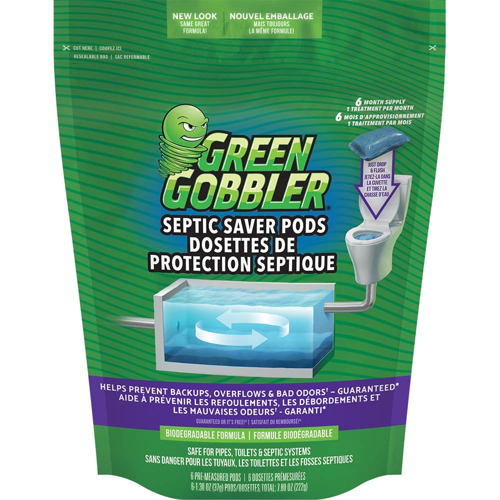 Produit pour fosses septiques Green Gobbler Septic Saver