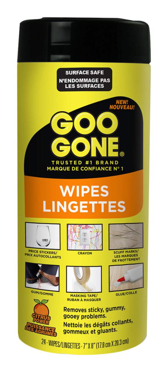Goo Gone Wipes, 24-ct
