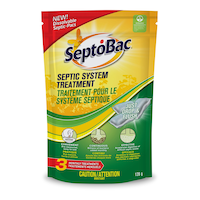SeptoBac Septic System Treatment Dissolvable Septic Pacs, 3 Monthly Treatments, 128-g Front_Flat