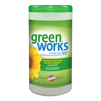 Green Works Natural Cleaning Wipes, 62-ct Front_Flat