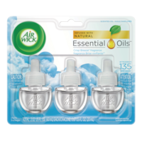 Air Wick Scented Oil Air Freshener Refills, Infused with Essential Oils, Assorted Scents, 3-pk Front_Flat