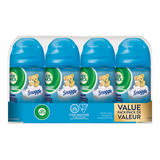 Air Wick Freshmatic Automatic Air Freshener Spray Refills, Snuggle Fresh Linen Scent, 4-pk Front_Flat