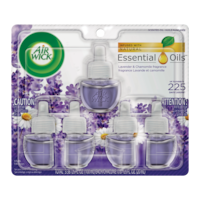Air Wick Scented Oil Air Freshener Refills, Infused with Essential Oils, Assorted Scents, 5-pk Front_Flat