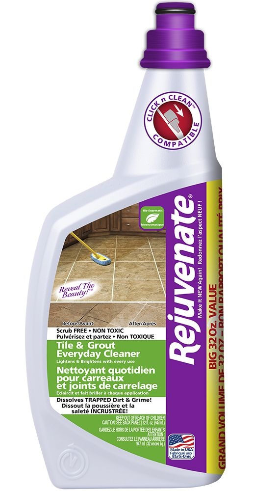 Rejuvenate Tile & Grout Everyday Cleaner, Fragrance Free, 947mL