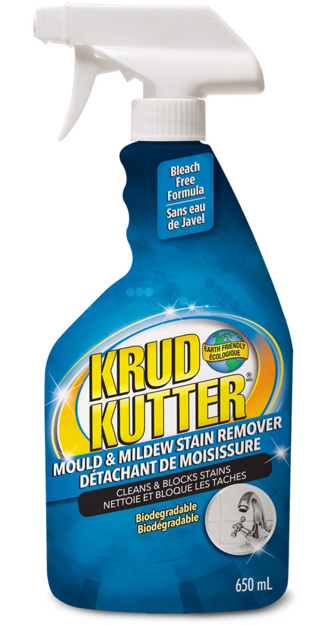 Krud Kutter Mold & Mildew Stain Remover Spray, Bleach Free and