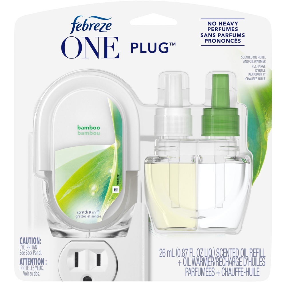 Febreze One Air Freshener Starter Kit, Includes Plugin Warmer and
