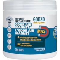 Gonzo Natural Magic Odour Air Magnet with Activated Charcoal, 397-g Front_Flat