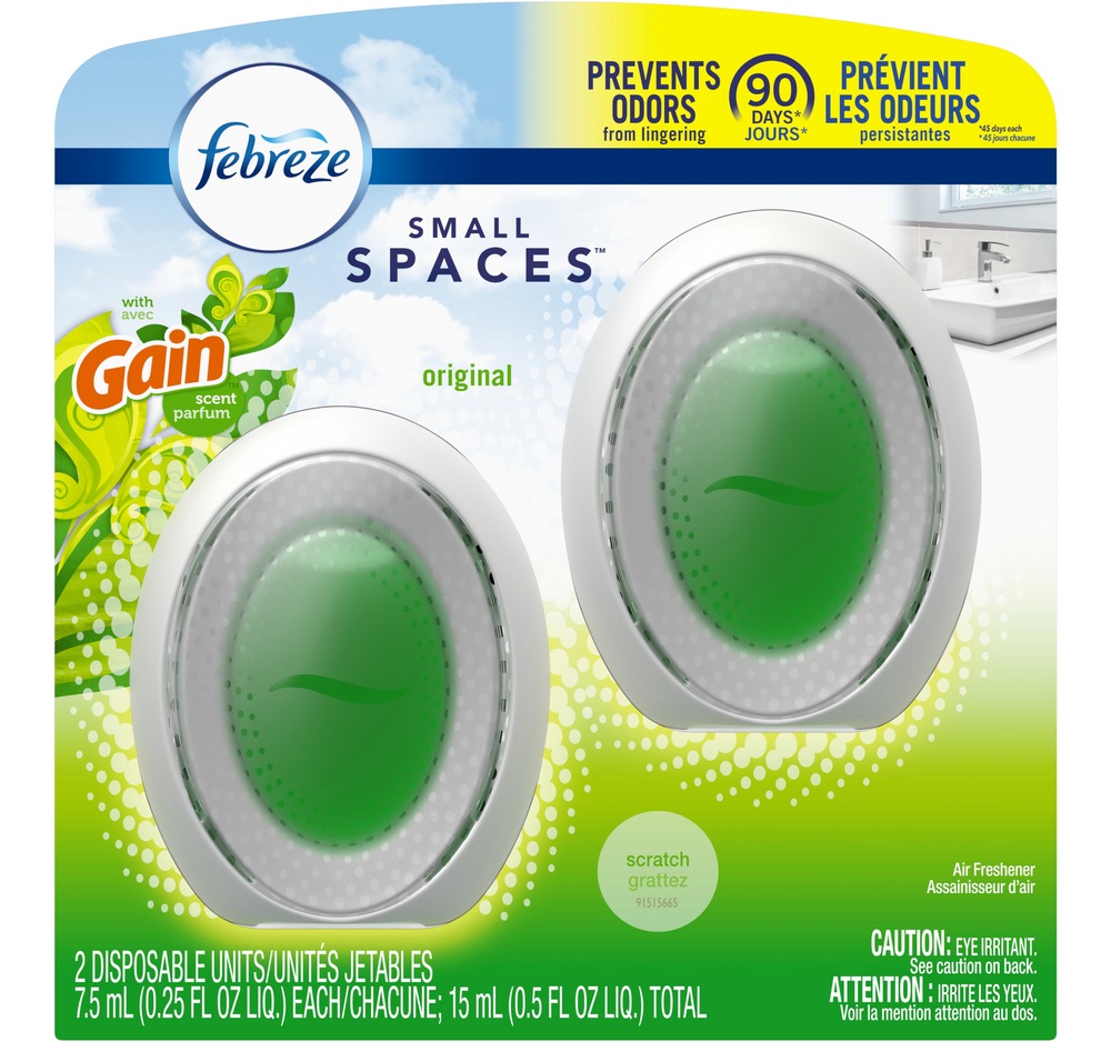 Febreze Small Spaces Air Freshener, Assorted Scents, 2pk, 15mL